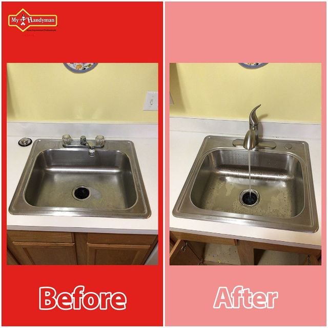 sink and faucet replacement