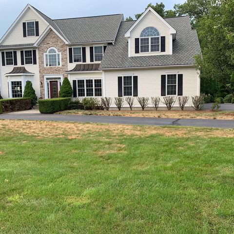 front of house lawn and planter clean up