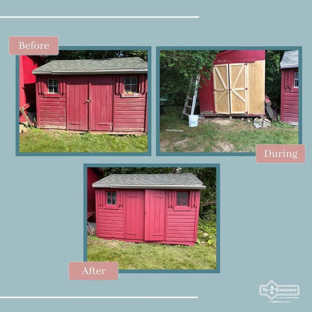 repainted shed